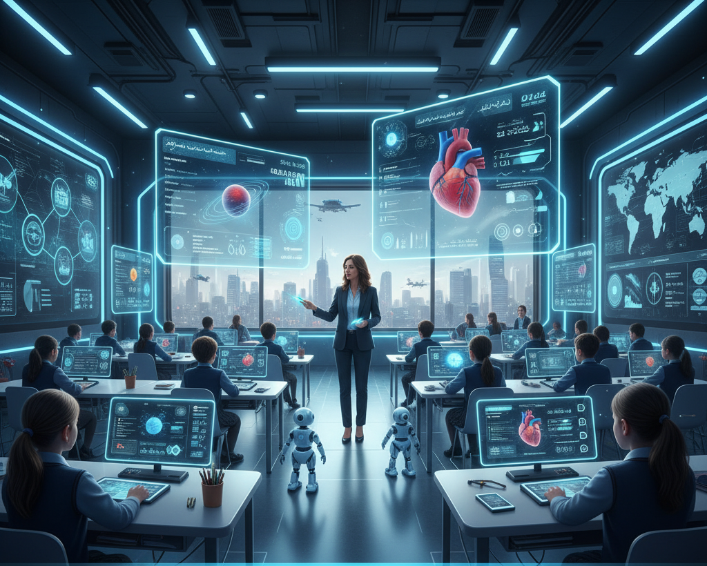 ایجاد کلاس‌های درسی پویا با هوش مصنوعی در مدارس هوشمند