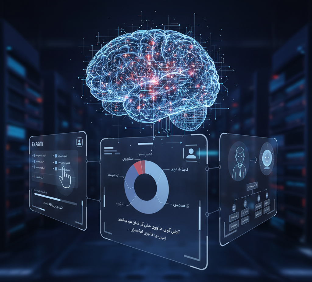 نقش هوش مصنوعی در شبیه سازی آزمون ها و ارزیابی‌های شخصی