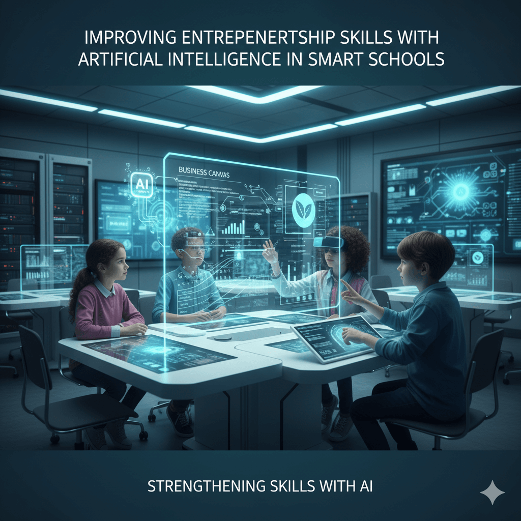 ارتقاء مهارت های کارآفرینی با هوش مصنوعی در مدارس هوشمند | تقویت مهارت‌ها با AI